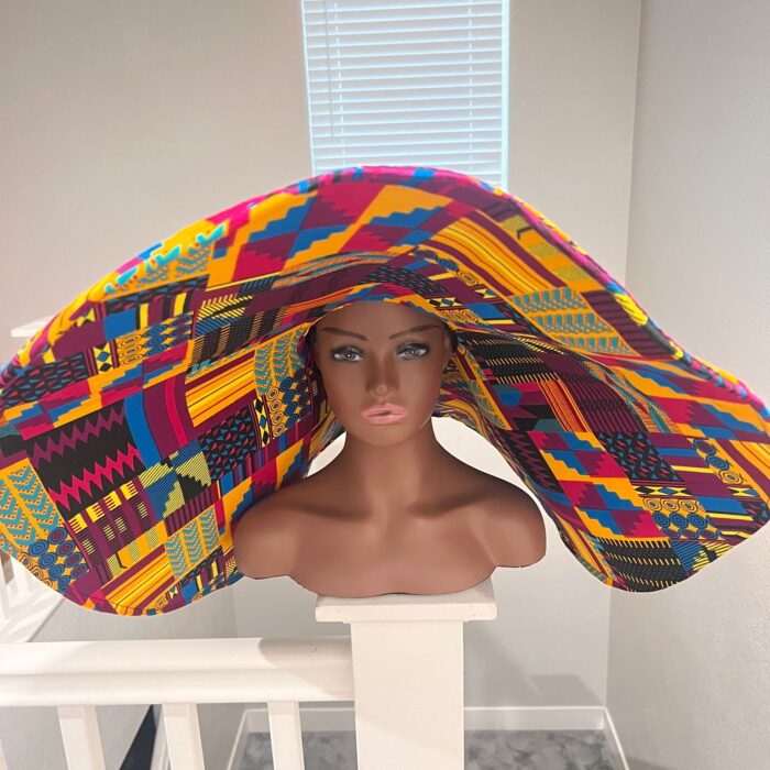 Blue Danshiki oversized Hat